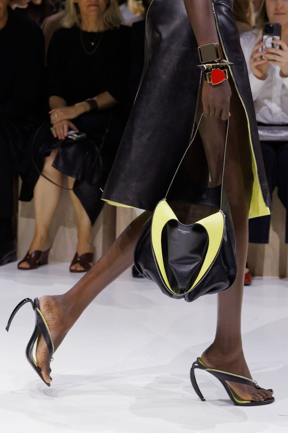Givenchy bag and sandals in motion