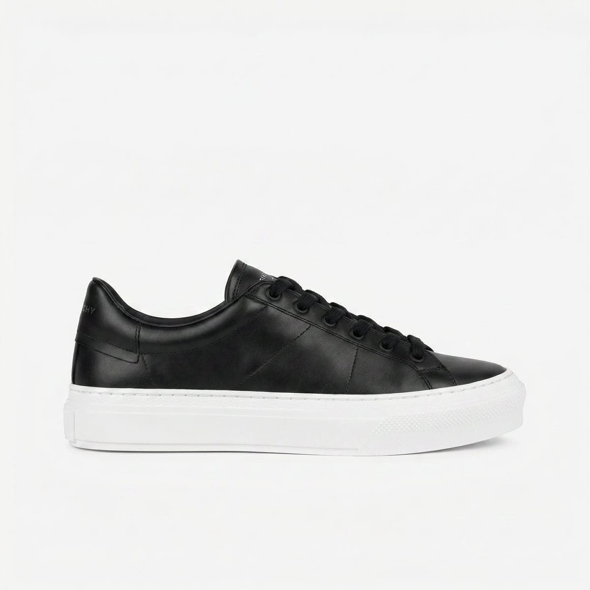 Black leather platform sneakers, Givenchy