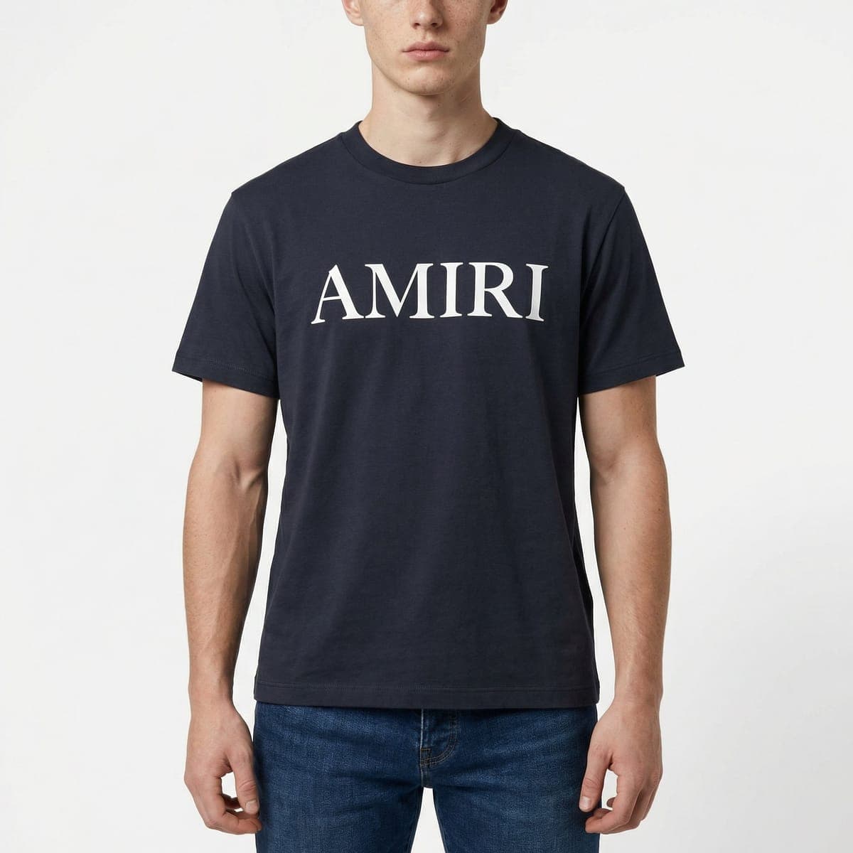Černé tričko Amiri s logem